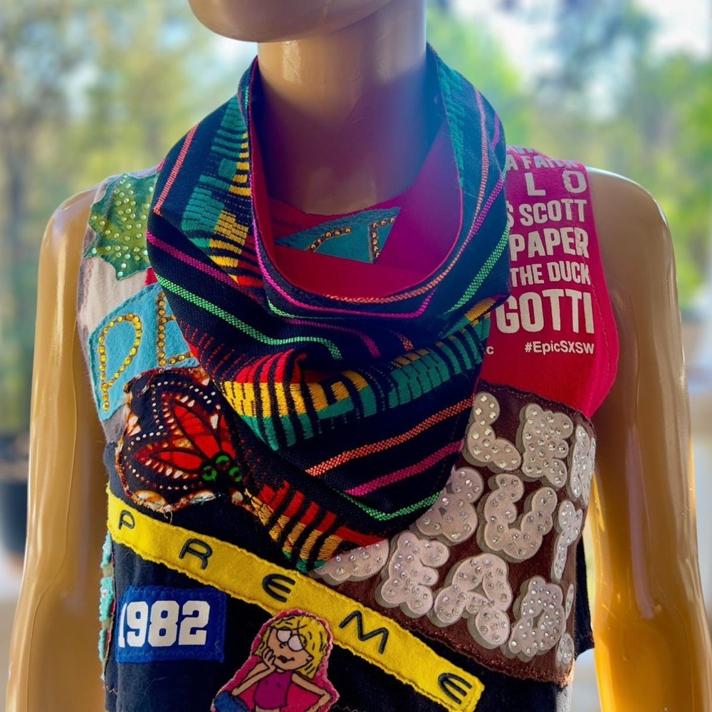 Colorful Striped Bandanna